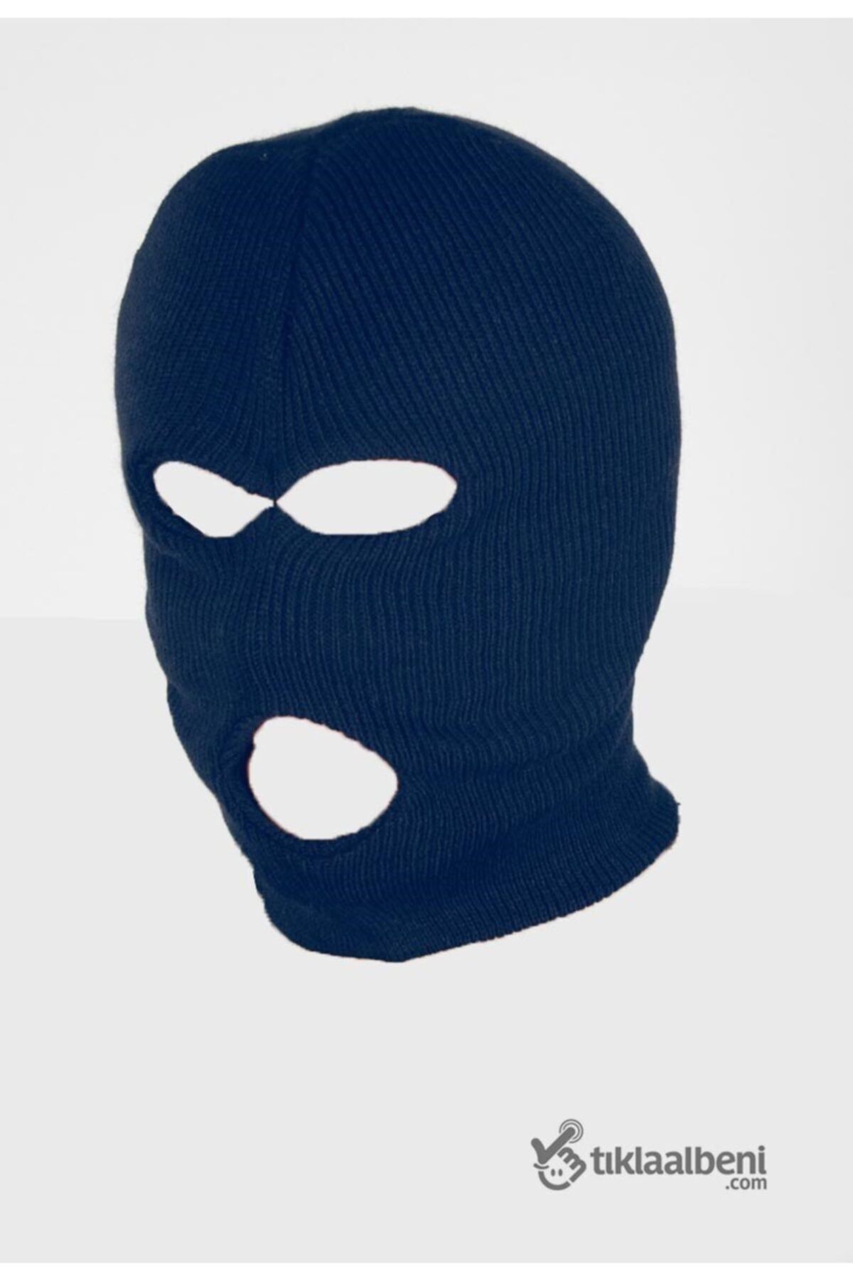 Tıklaalbeni Lacivert Yıkanabilir Maske, Kar Maskesi Km-25