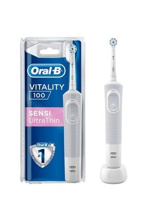 Oral B Vitalıty D100 Sensi Ultra Thin Elektrikli Diş Fırçası Braun