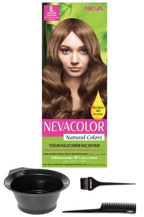 Neva Color Kullu Acik Sari Kalici Krem Sac Boyasi Ve Sac Boyama Seti Natural Colors 8 1 Fiyati Yorumlari Trendyol