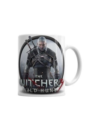 Witcher 3 Geralt Wild Hunt Tişört Kupa Bardak Porselen KB2074