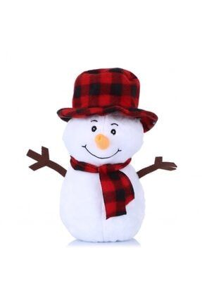 Şapkalı Sevimli Kardan Adam 25 cm Kardan Adam 25 Cm