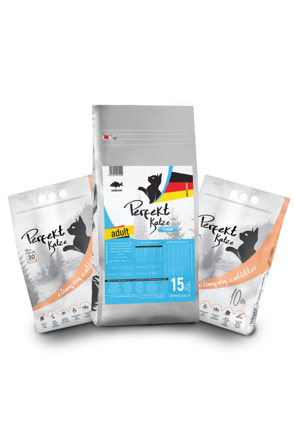 Perfekt Katze 15 Kg Somonlu Yetiskin Kedi Mamasi 2x10 Lt Kedi Kumu Fiyatlari Ozellikleri Ve Yorumlari En Ucuzu Akakce