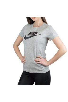 Kadın Gri W Nsw Tee Essntl Icon Futura T-shirt BV6169-063