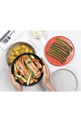 M-cuisine 4´lü Mikrodalga Pişirme Seti -taş/turuncu 45001
