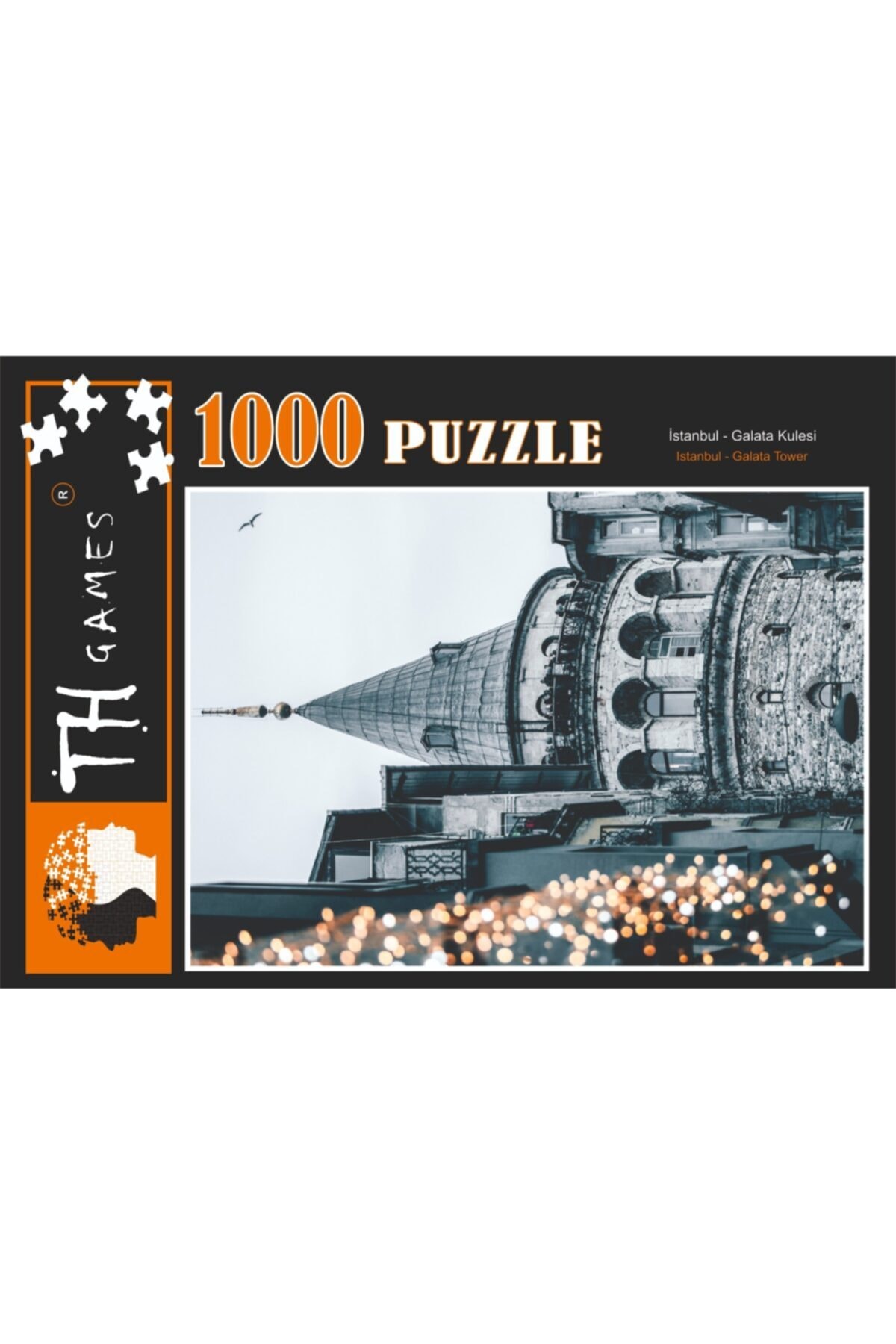 TH GAMES 1000 Parça Puzzle Istanbul Galata Kulesi 48cmx68cm