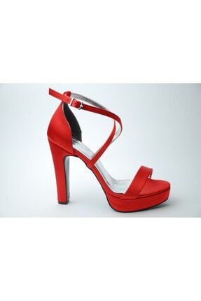 Aska Shoes Kadin Kirmizi Topuklu Ayakkabi Trendyol