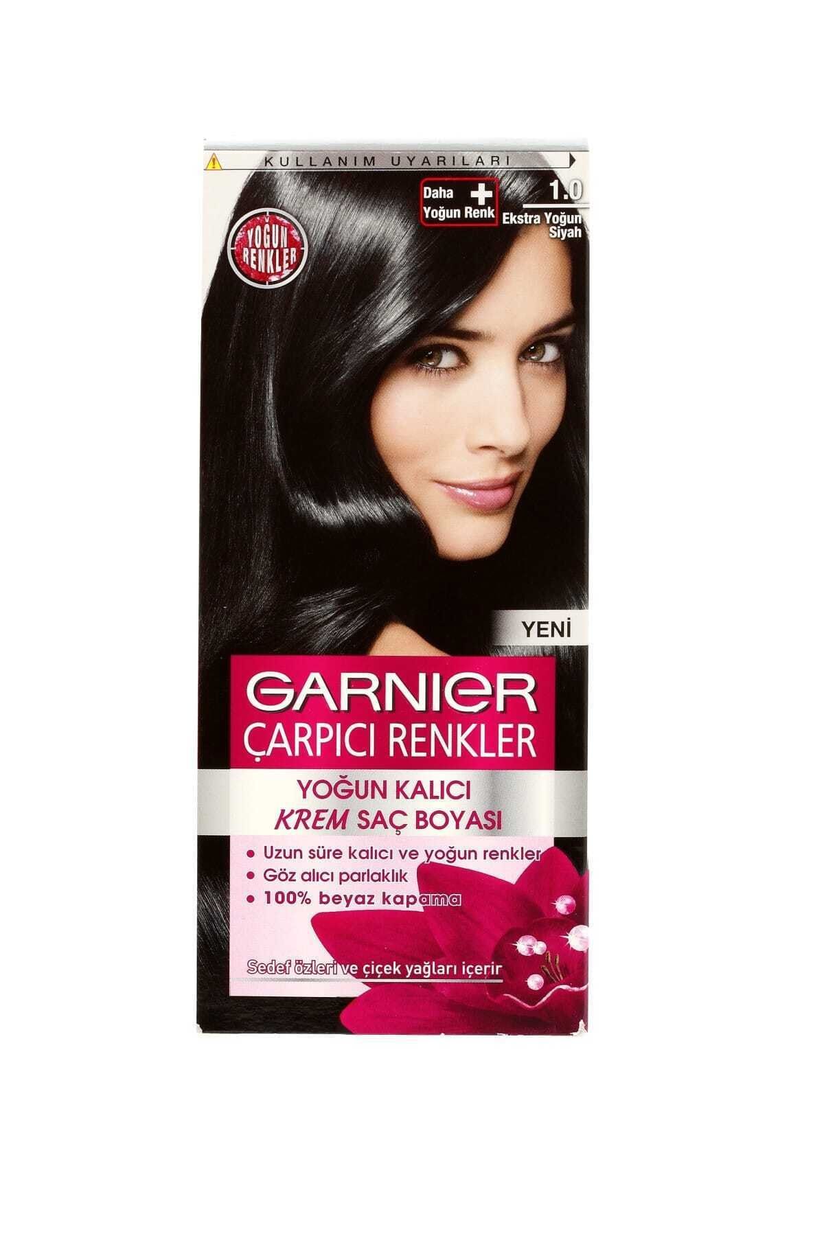 garnier sac boyasi carpici renkler 1 0 ekstra yogun siyah 3600541136908 fiyati yorumlari trendyol
