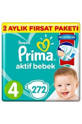 Prima Bebek Bezi Aktif Bebek 5 Beden 232 Adet Junior 2 Aylik Firsat Paketi Trendyol