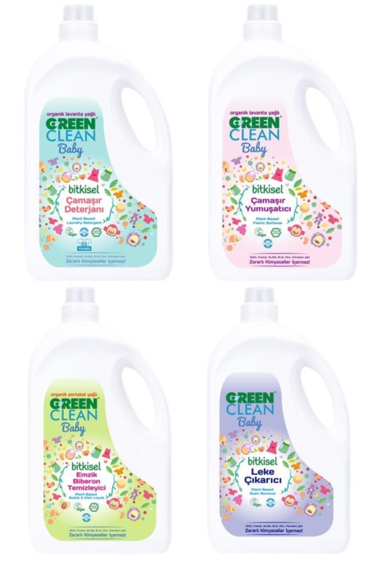 u green clean baby camasir deterjani 2 75lt yumusatici 2 75lt leke cikarici 2 75lt biberon temizleyici 2 75 lt fiyati yorumlari trendyol