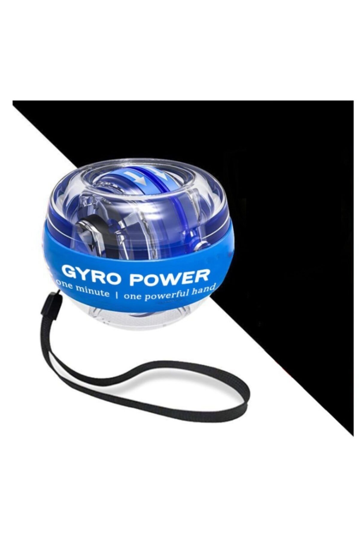 Vision Autostart Çantalı Multilight Powerball Bilek Egzersiz Topu Mavi