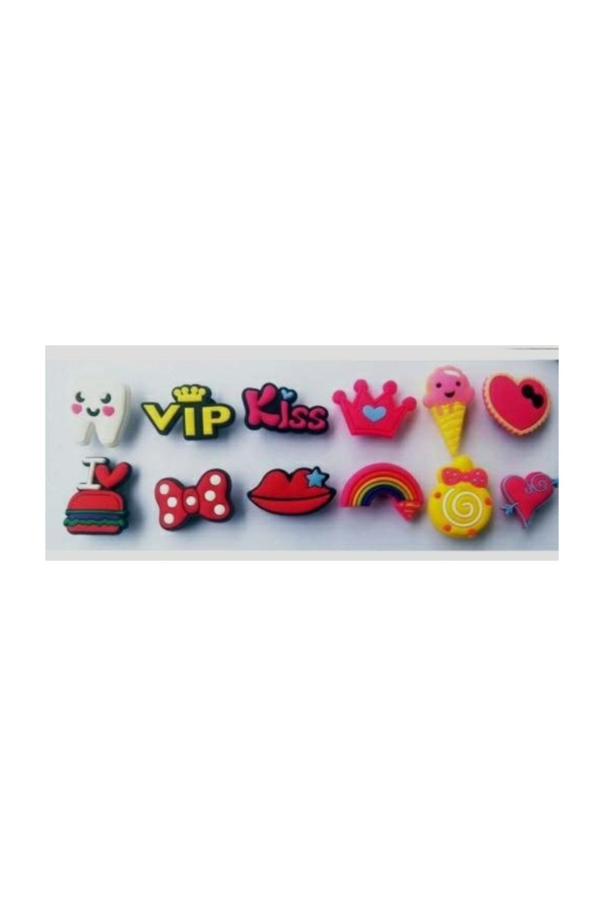 Croc 12  ADET CROCS TERLİK SÜSLERİ JİBBİTZ  V-1
