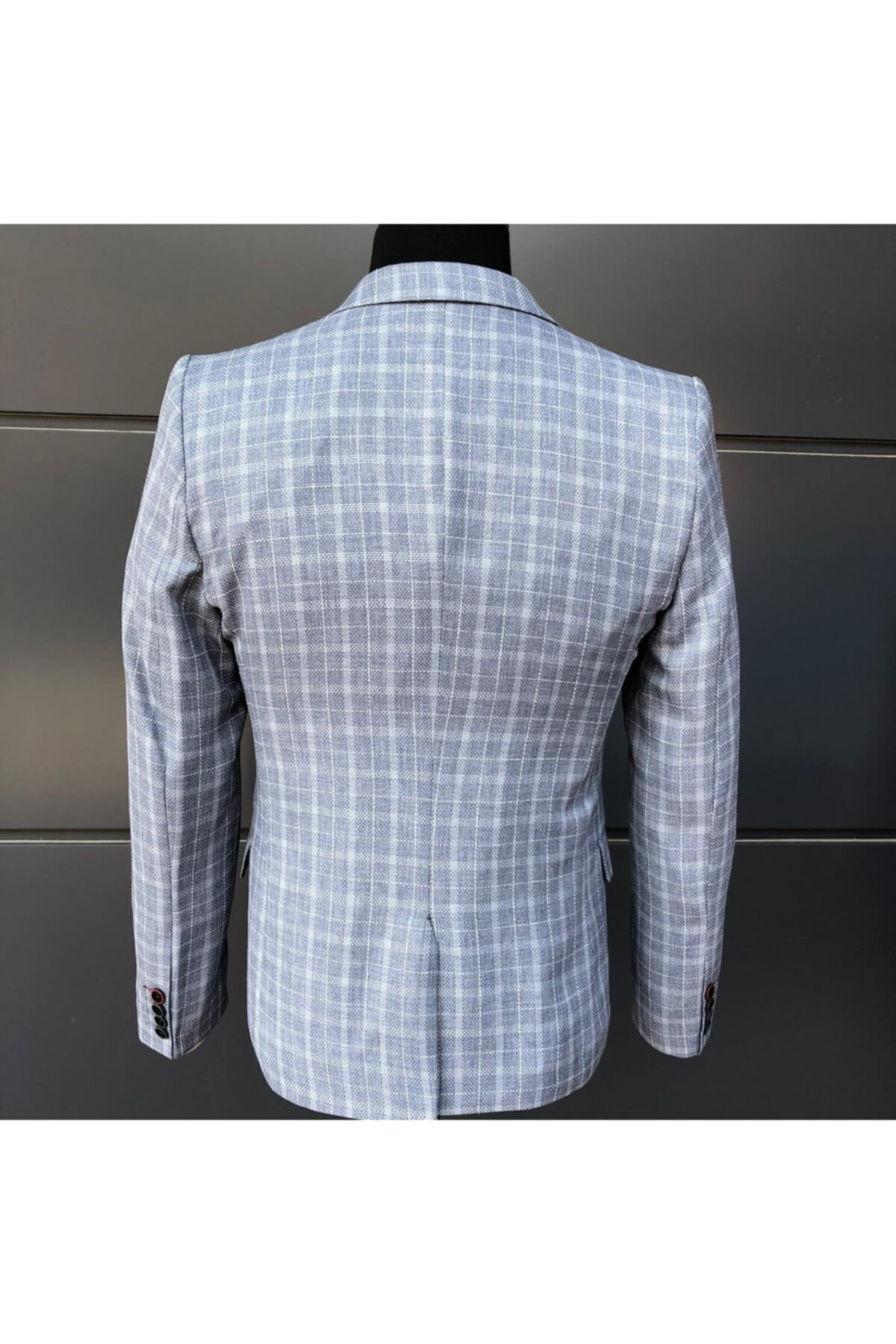 ژاکت مردانه خاکستری BALCI | 2616 اورجینال - تصویر 2