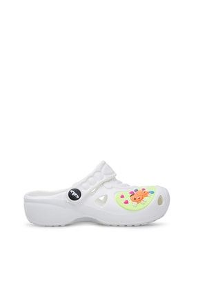 Unisex Çocuk Beyaz Sandalet E077000P