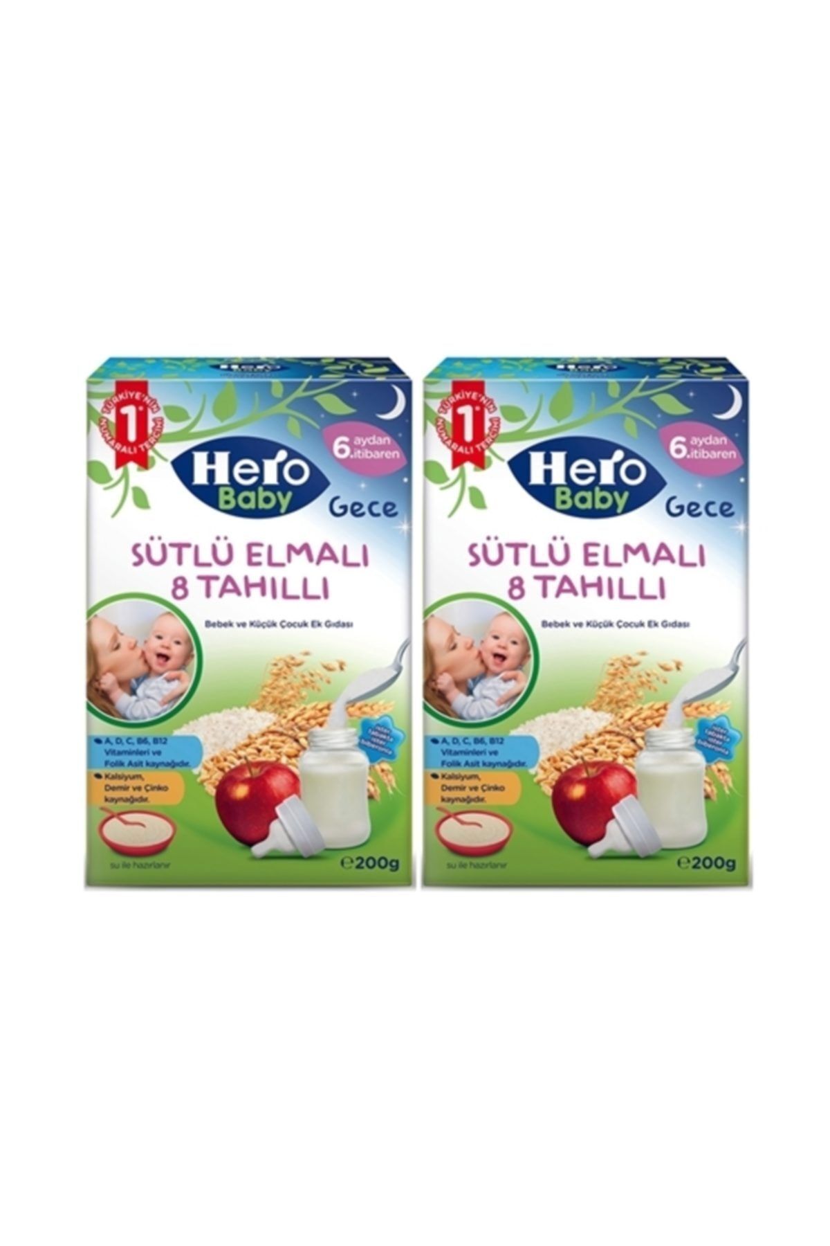Hero Baby Sütlü Meyveli 8 Tahıllı 400 gr Kaşık Maması Fiyatları,  Özellikleri ve Yorumları