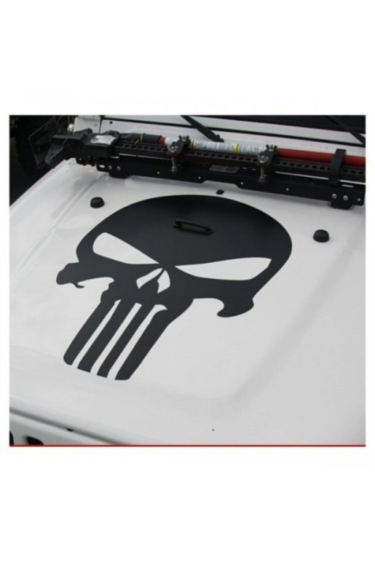 TSC Jeep Kaput punisher Kuru Kafa Büyük Boy Sticker yapıştırma Fiyatı