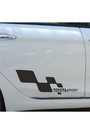 Toyota Çamurluk Yan Sport Oto Sticker Yapıştırma 2 Adet Z1520