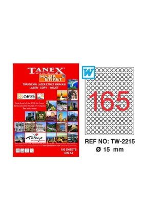 Tw-2215 15 mm Lazer Etiket 100 Lü Paket 124012215