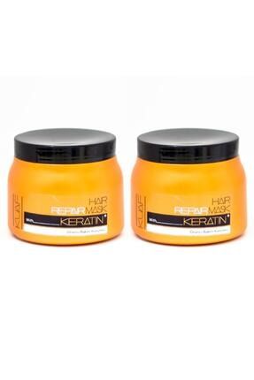 Kuaf Yanan Ve Yipranan Saclar Icin Keratinli Sac Bakim Maskesi 500 Ml 20 Trendyol