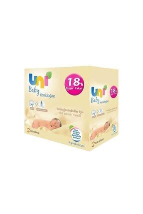 Uni Baby Yenidogan Islak Pamuk Mendil 24 Lu Set 960 Yaprak Trendyol