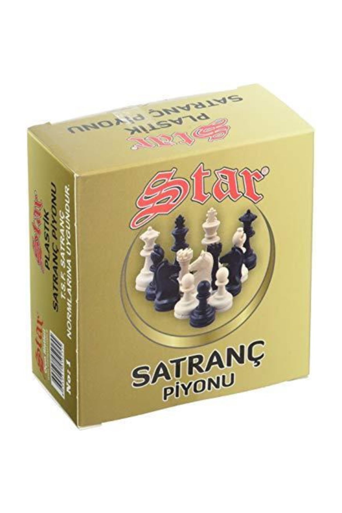 Star Oyun SATRANÇ PİYONU PLASTİK ORTA 1050255