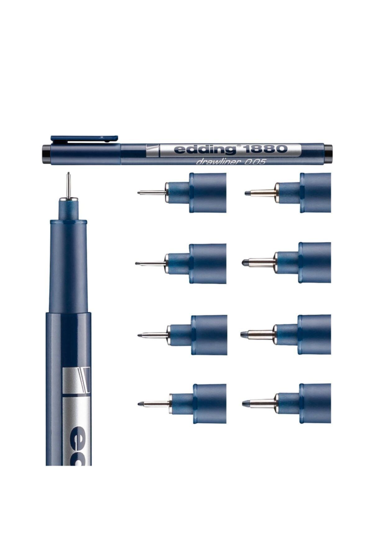 Edding-1880 Drawliner Technical Drawing Pen Full Set 8 different nibs 2
