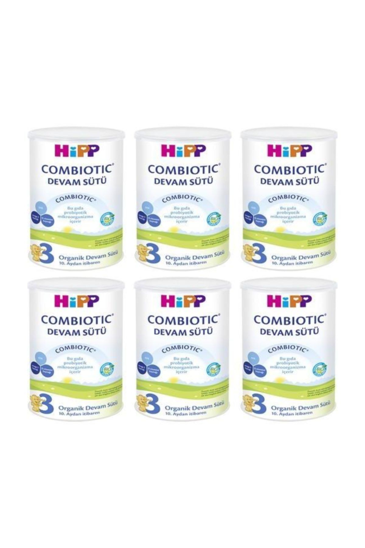 Hipp 3 Organik Combiotic Bebek Maması 350 Gr 6'lı Paket