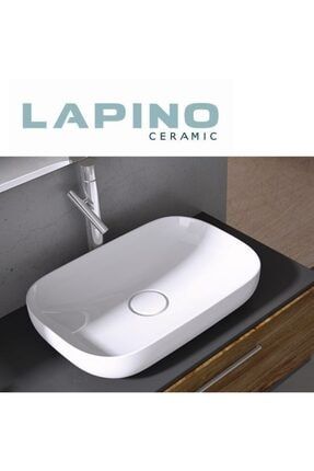 Lapino Premium 60 cm Tezgah Üstü Lavabo Beyaz Renk 1665350004017