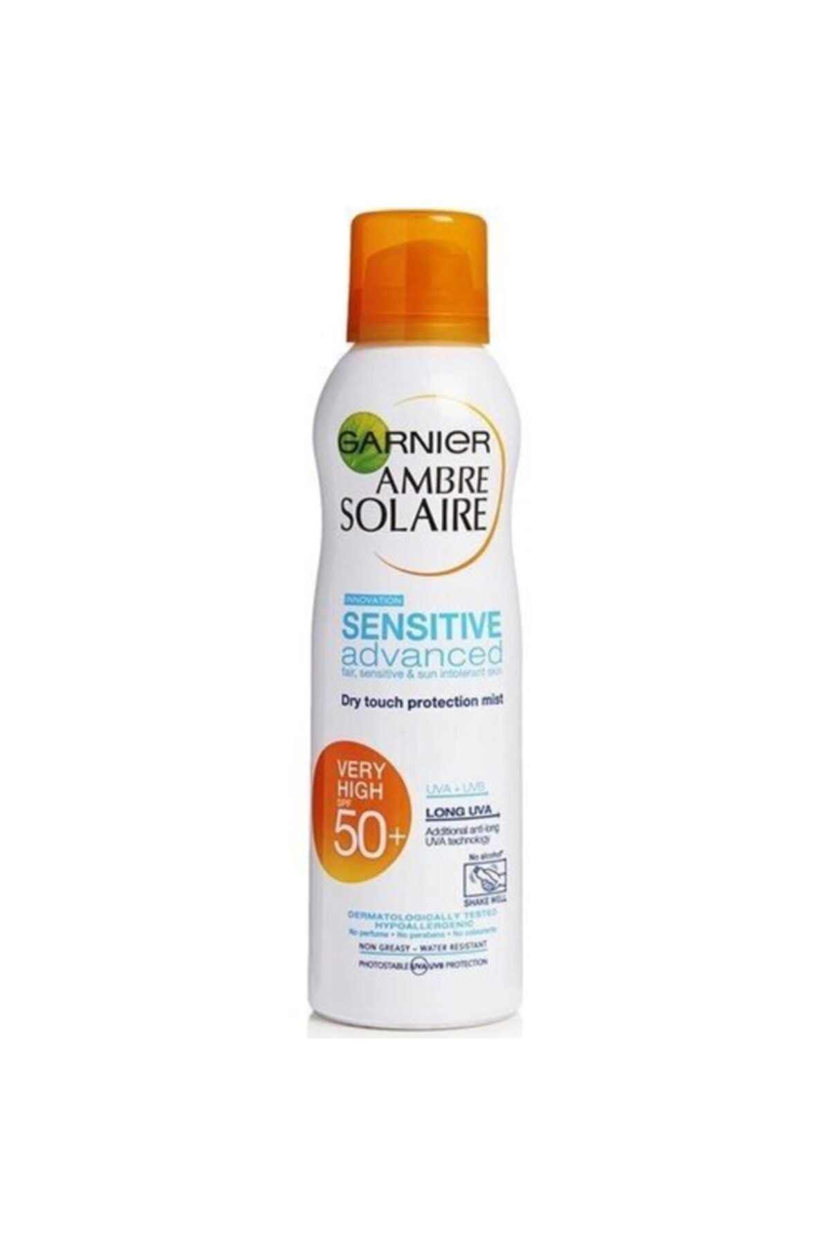 Garnier-AS Aeresol Sensitive ADV Dry Mist (F 50+) 200 ml. 2