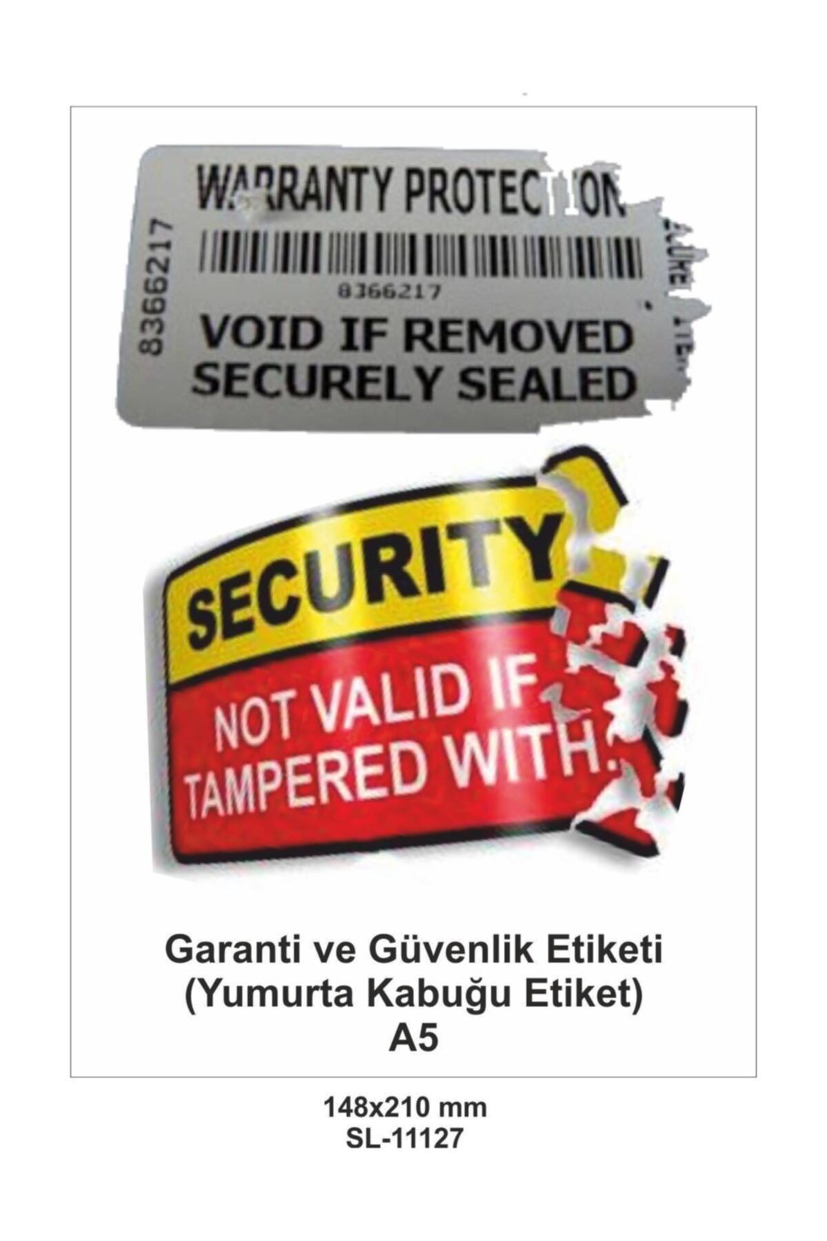 Smart Label-Security and Warranty Label A5- 10 Pieces 3