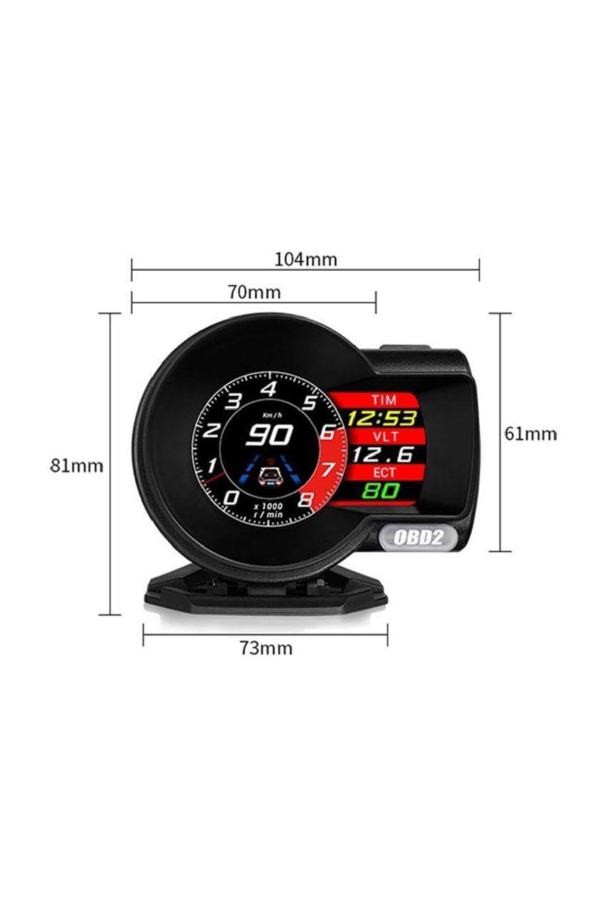 Gplus-F8 HUD obd 48 وظيفة عرض بيانات السيارة شاشة عرض علوية 3