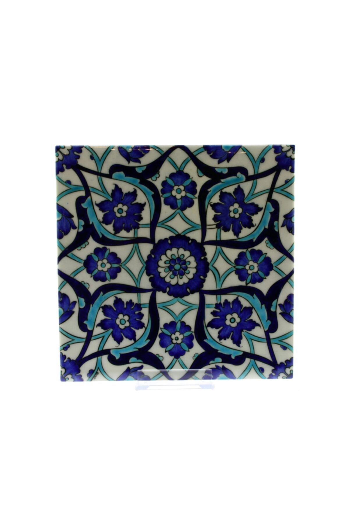 Otantik Çini Geçmeli Lotus Çiçeği Kuwars Islak Kuru Duvar Kaplama Karo