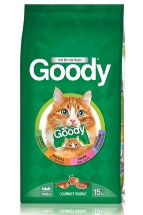 Gourmet Renkli Taneli Kedi Maması 15 Kg goodycat15
