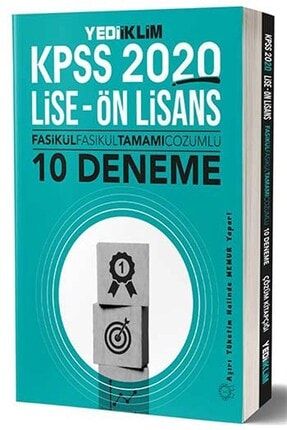 Yargi Yayinlari 2020 Kpss Lise On Lisans 10 Altin Fasikul Fasikul Tamami Cozumlu Deneme Sinavi Trendyol