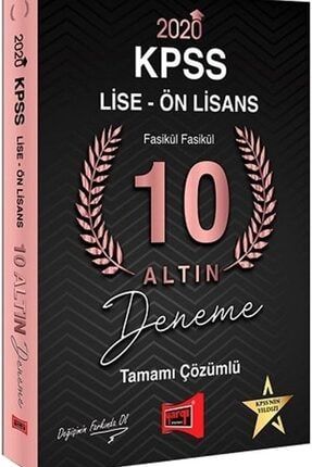 Yargi Yayinevi 2020 Kpss Lise On Lisans 15 Li Cozumlu Deneme Sinavi Trendyol