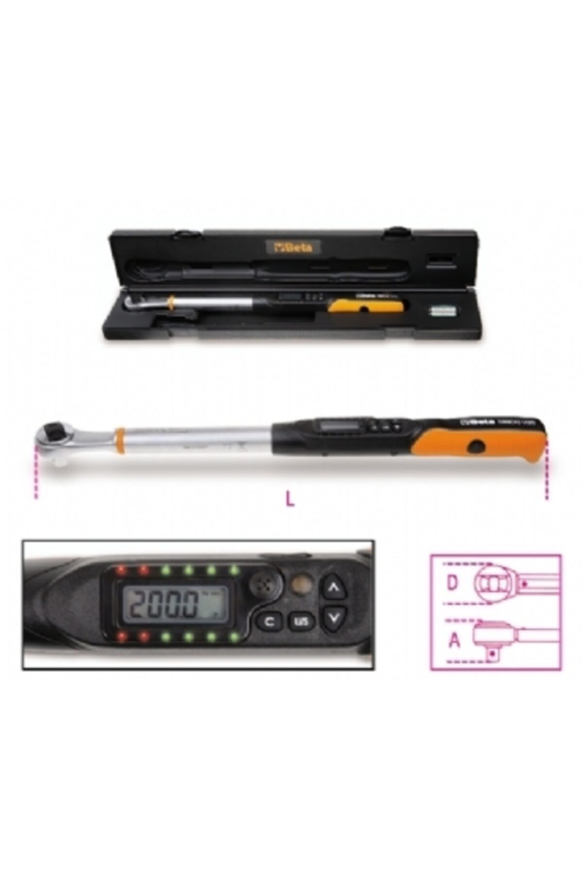 Beta-Tools 599Dgt/10X Digital Torque Wrench 1