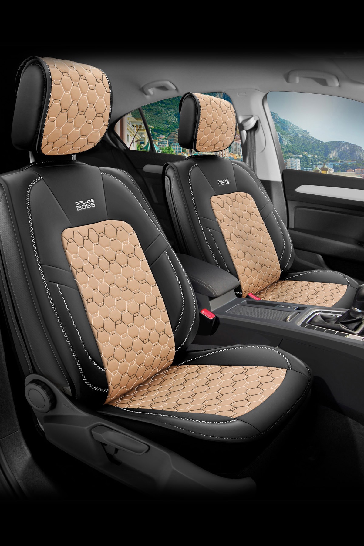 deluxe boss fiat albea uyumlu deri koltuk kilifi deluxe boss luxury fit diamond dm13 fiyati yorumlari trendyol