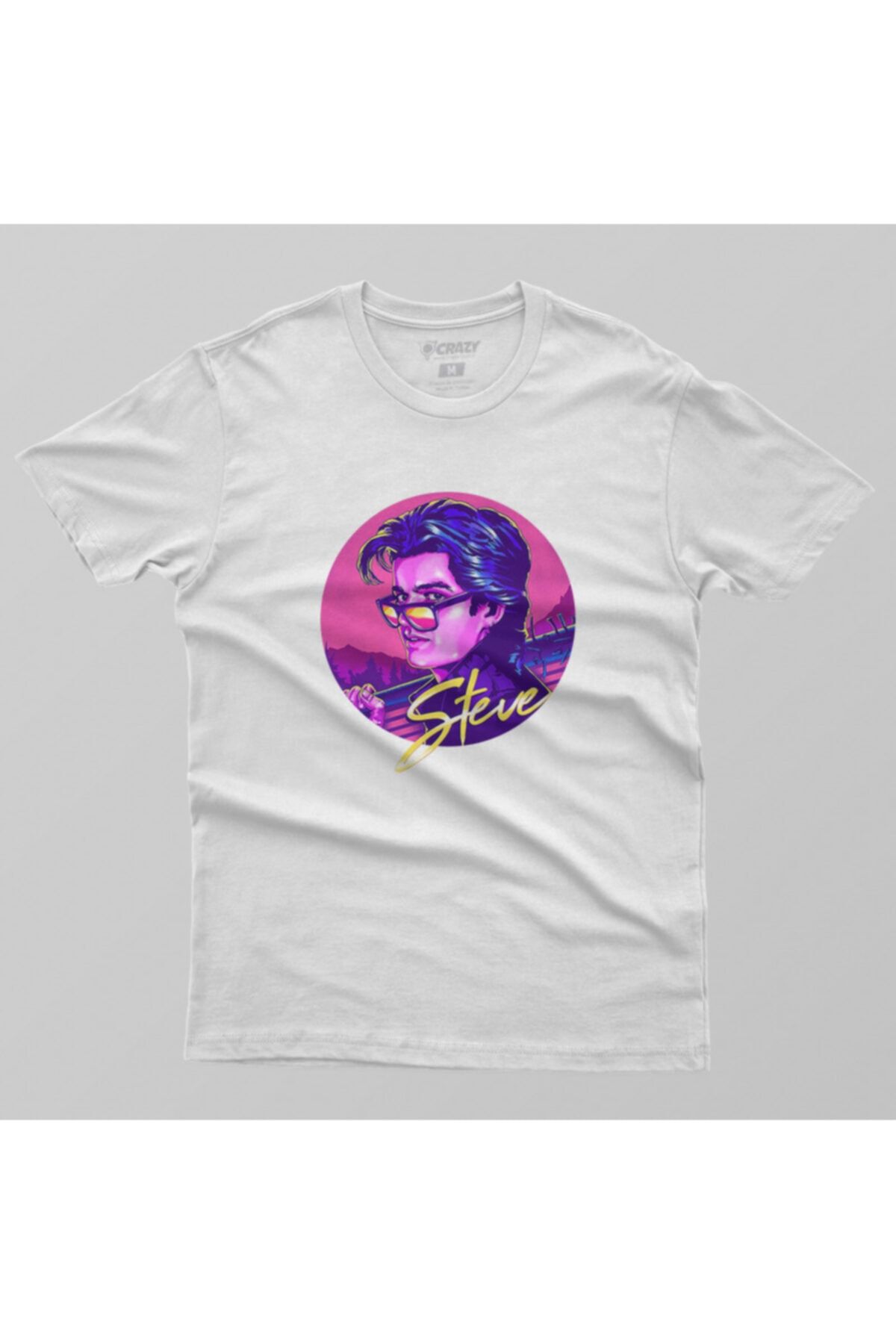Crazy-Stranger Things 80s Steve Harrington Men's T-Shirt 2