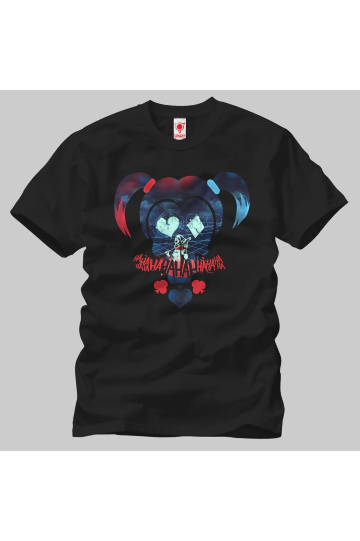 Crazy Tricou Pentru Bărbați Suicide Squad Harley Icon - Haha Masculin - XS