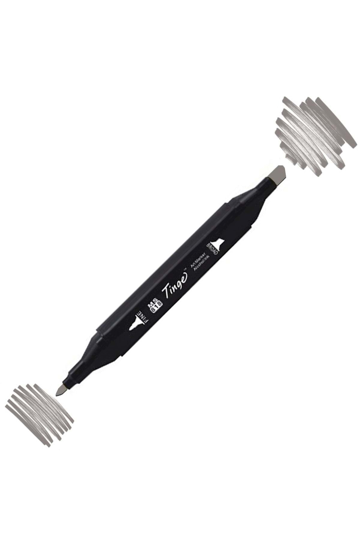Twin Double Tip Marker Pen Wg6 Warm Grey