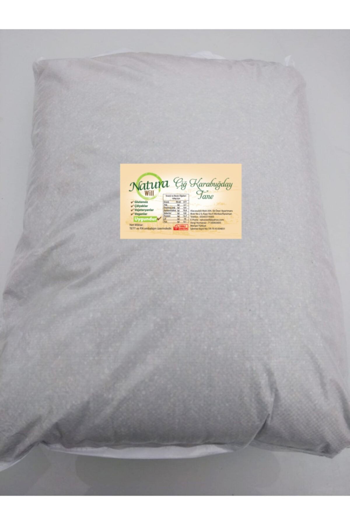Naturawill Çiğ Karabuğday Tane 5 kg
