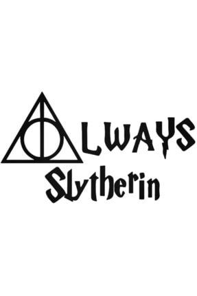 Always Slytherin Harry Potter Sticker Araba Oto Arma Duvar Sticker Ev Dekoratif Çıkartma 20 cm A68S626