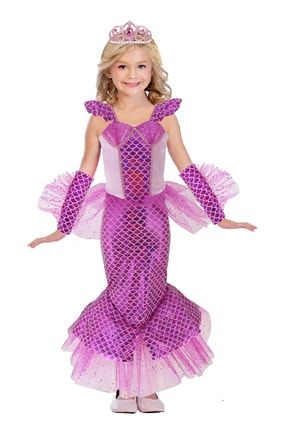 Prenses Deniz Kızı Çocuk Kostümü Lüks 11.AST.38