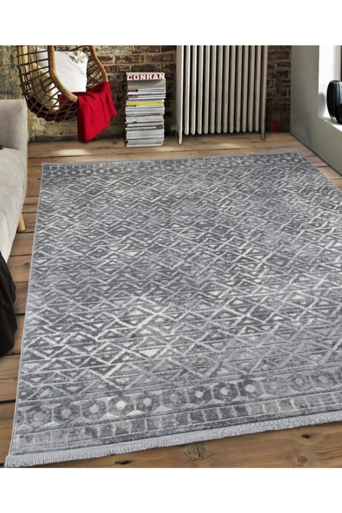 brillant dijital baskili hali 160 230 cm 4 m kaymaz taban fiyati yorumlari trendyol