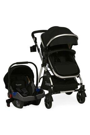Yoyko City Seyahat Sistem Bebek Arabasi 3 In 1 Gri Silver Trendyol