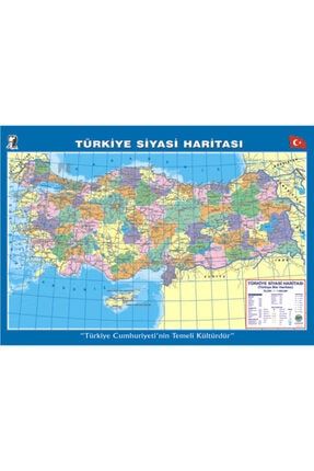 Türkiye Siyasi Haritası 100x140 cm OL.0175