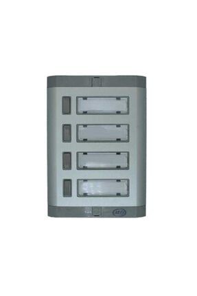 Aluminyum Kapı Dörtlü Zil Düğmesi DS0076
