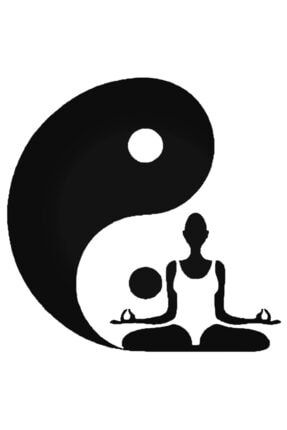 Yin Yang Yoga Sticker Araba Oto Arma Duvar Sticker Ev Dekoratif Çıkartma 20 cm A68S9536