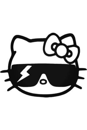Hello Kitty Hello Kitty Lady Gaga Sunglasses Sticker Araba Oto Arma Duvar Çıkartma 20 cm A68S10941