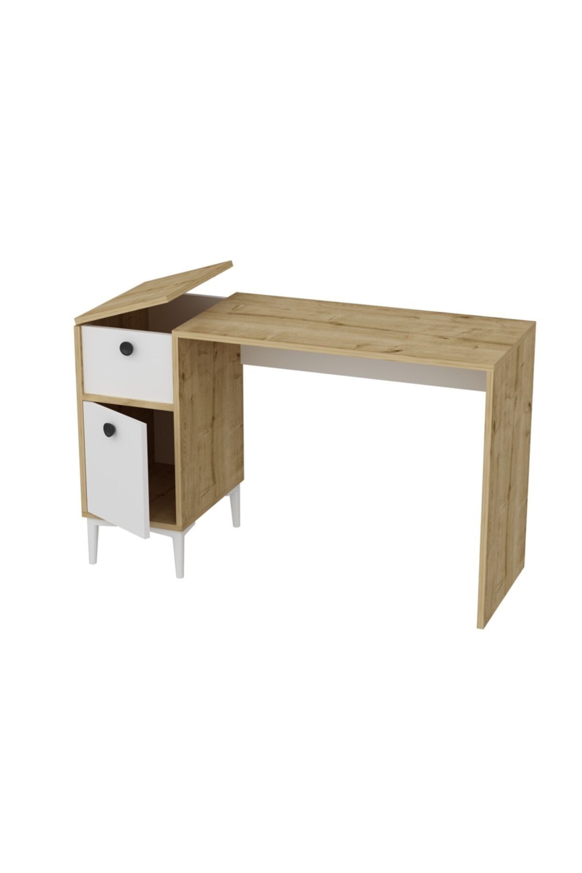 DEMONTE DECOR Frida Çalışma Masası Safirmeşe-beyaz AN7597