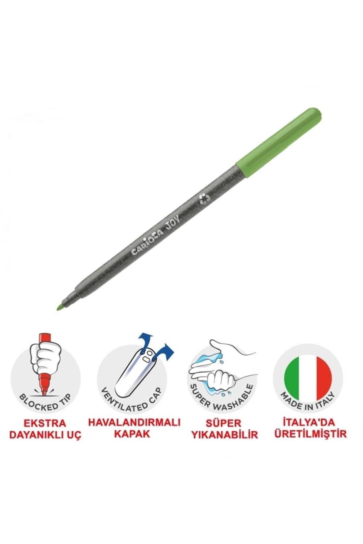 CARIOCA-Creioane colorate cu vârf lavabil Ecofamily Joy, pachet de 12 3